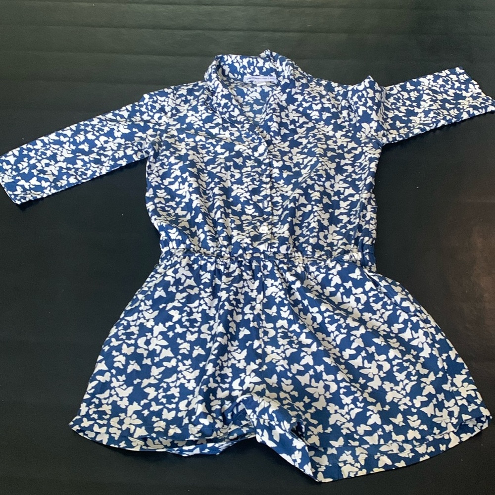 Paper denim and cloth 100% polyester romper